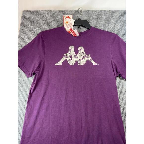 KAPPA Authentic Ankazoabo Men’s Violet Bloom T-Shirt Sz Medium 381728W NEW w/Tag - Picture 2 of 15
